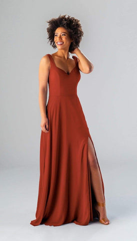 Luxe Rust Colored Bridesmaid Dresses We ...